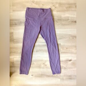 Lululemon Athletica Wunder Under High Rise Lavender Leggings Size 6